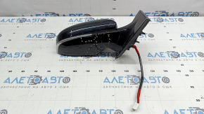 Зеркало боковое правое в сборе Toyota Prius 50 16-20 6 пинов, BSM, черное с хром молдингом, царапины, сколы