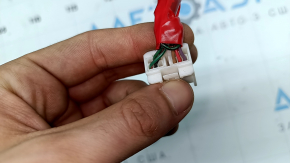 Зеркало боковое правое в сборе Toyota Prius 50 16-20 6 пинов, BSM, черное с хром молдингом, царапины, сколы