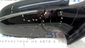 Зеркало боковое правое в сборе Toyota Prius 50 16-20 6 пинов, BSM, черное с хром молдингом, царапины, сколы