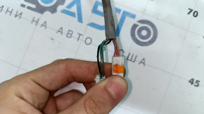 Корпус бокового зеркала левого Toyota Prius 50 16-20 с проводкой и механизмом, без кронштейна, черный, 6 пинов