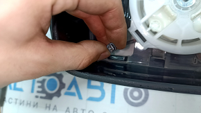 Корпус бокового зеркала левого Toyota Prius 50 16-20 с проводкой и механизмом, без кронштейна, черный, 6 пинов