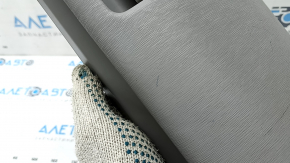 Перчаточный ящик, бардачок Toyota Prius V 15-17 верхний, кожа серая, под чистку
