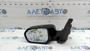 Зеркало боковое левое в сборе Chevrolet Volt 16-17 6 пинов, BSM, подогрев, черное