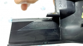 Husă scaun spate stânga, al doilea rând, dreapta față, Toyota Prius V 12-17, neagră, zgârieturi