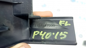 Husă scaun spate stânga, al doilea rând, stânga față, Toyota Prius V 12-17, neagră, zgârieturi