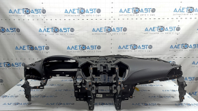 Торпедо передняя панель с AIRBAG Chevrolet Volt 16-19 черная, тычки, ржавый пиропатрон