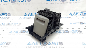 Suport pahar inferior pentru Toyota Prius V 12-17, gri, zgârieturi