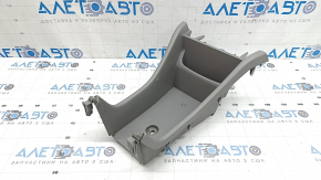 Ornamente consolă centrală Toyota Prius V 15-17, gri, zgârieturi