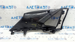 Ornament montan dreapta spate pentru Ford Escape MK4 2021, negru, uzat, zgârieturi