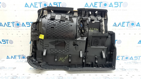 Husă pernă banchetă spate, rândul 2, stânga, Ford Escape MK4 20-26, piele neagră perforată, hibridă