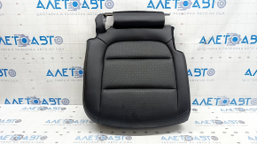 Tapițerie pernă banchetă spate, al doilea rând de scaune, dreapta, Ford Escape MK4 20-26, piele neagră perforată, hibrid, element de fixare rupt