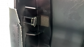 Tapițerie pernă banchetă spate, al doilea rând de scaune, dreapta, Ford Escape MK4 20-26, piele neagră perforată, hibrid, element de fixare rupt