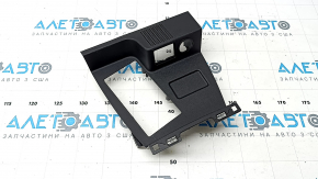 Ornamente consolă centrală față Ford Escape MK4 2020-26 pentru încărcare wireless, negru, zgârieturi