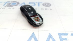 Cheie Porsche Macan 15-22, 4 butoane, crom decojit, zgârieturi