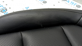 Tapițerie pernă scaun pasager Ford Escape MK4 2020, piele neagră perforată, încălzită, curățabilă