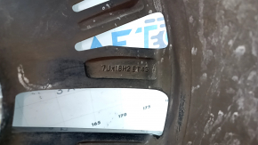 Jantă R18 x 7J ET43 VW Tiguan 18-24, culoare bordură ușoară