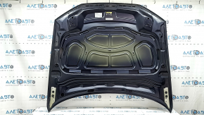 Капот голый Audi A6 C8 19-25 алюминий, синий LX5B, тычки