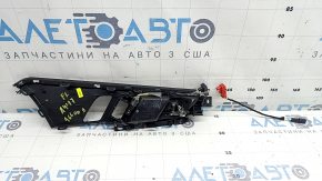 Ручка двери внутренняя передняя левая Audi A4 B9 17-25 с подсветкой, с накладкой, треснуто крепление