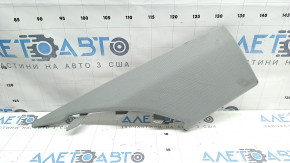 Накладка задней стойки левая Audi A4 B9 17-17 серая, под химчистку