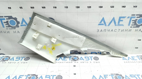 Накладка задней стойки левая Audi A4 B9 17-17 серая, под химчистку