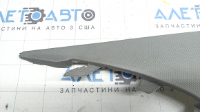 Накладка задней стойки левая Audi A4 B9 17-17 серая, под химчистку