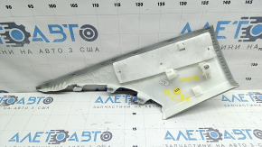 Накладка задней стойки правая Audi A4 B9 17-17 серая, под химчистку