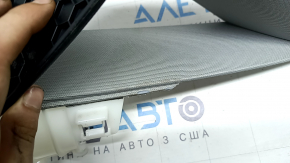 Накладка задней форточки правая Audi A4 B9 17-17 серая, под химчистку, царапины