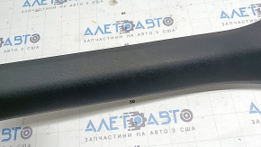 Ornamente prag interior Audi A4 B9 17-25 negru, stânga față, zgârieturi