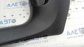 Ornamente prag interior Audi A4 B9 17-25 negru, stânga față, zgârieturi