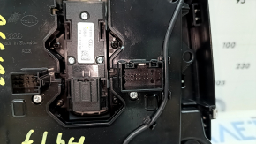 Ansamblu faruri față pentru Audi A4 B9 17-19, gri, trapă, cu buton SOS, zgârieturi
