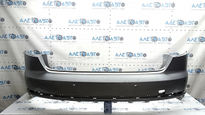 Bara spate nefinisată pentru Audi A4 B9 18-19 S-Line cu 4 senzori de parcare, argintie LZ7G, fără mufă, zgârieturi, presată, scară
