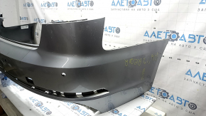 Bara spate nefinisată pentru Audi A4 B9 18-19 S-Line cu 4 senzori de parcare, argintie LZ7G, fără mufă, zgârieturi, presată, scară
