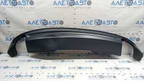 Губа заднего бампера Audi A4 B9 17-18 s-line матовая, примята