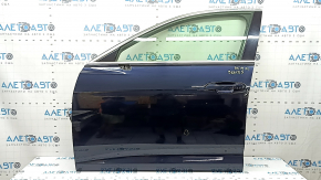 Дверь в сборе передняя левая Audi A6 C8 19-25 keyless, триплекс, доводчик, синий LX5B, тычка