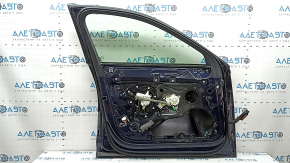 Дверь в сборе передняя левая Audi A6 C8 19-25 keyless, триплекс, доводчик, синий LX5B, тычка