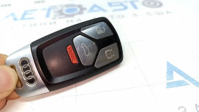 Ключ smart Audi A4 B9 17-21 тип 1, 4 кнопки, потерт, царапины, тычки