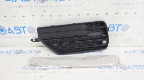 Grila bara fata stanga Volvo XC90 16-19 cu ornamente cromate pentru senzor de parcare, noua, neoriginala