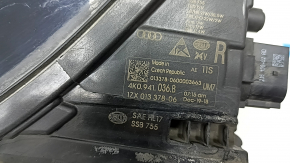 Ansamblu far dreapta față pentru Audi A6 C8, 19-24 LED, Matrix și Multi-beam, cu garnitură, LED galben, pentru lustruire