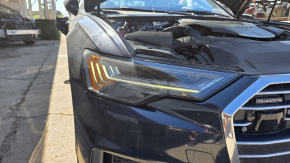 Ansamblu far dreapta față pentru Audi A6 C8, 19-24 LED, Matrix și Multi-beam, cu garnitură, LED galben, pentru lustruire