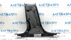 Ornamente montan central negru Audi A6 C8 19-25, zgârieturi, fragment rupt