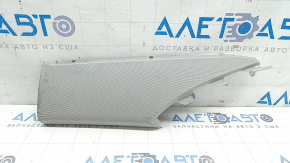 Ornament montant spate dreapta în spatele geamului, Audi A6 C8 19-23, gri, sub cortină, pentru curățare chimică