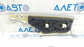 Ornament montant spate dreapta în spatele geamului, Audi A6 C8 19-23, gri, sub cortină, pentru curățare chimică