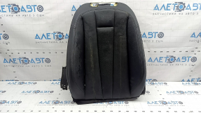 Tapițerie spătar scaun șofer Audi A4 B9 17-19, piele neagră, încălzită, curățabil chimic