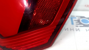 Lampă aripă exterioară dreapta Audi A6 C8 19-24, animată, cu ornament cromat, uzată, bara de protecție