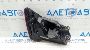 Lampă aripă exterioară dreapta Audi A6 C8 19-24, animată, cu ornament cromat, uzată, bara de protecție
