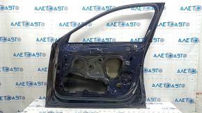 Ușa din dreapta față este goală, Audi A6 C8 19-21 albastru LX5B, îndoită.