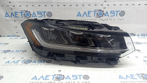 Фара передняя правая VW Jetta 25-26 в сборе LED, без range control, затерта, сколы