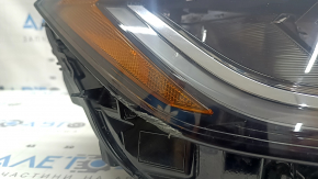 Фара передняя правая VW Jetta 25-26 в сборе LED, без range control, затерта, сколы