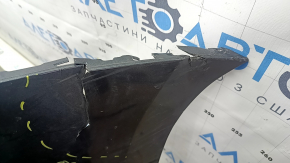 Бампер задний голый VW Jetta 22-26 графит, царапины, треснуты крепления, сломаны крепления, треснут