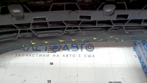 Бампер задний голый VW Jetta 22-26 графит, царапины, треснуты крепления, сломаны крепления, треснут